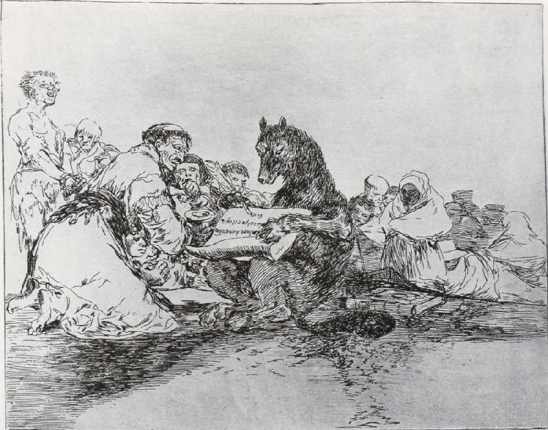 Francisco Goya Esto es lo peor oil painting picture